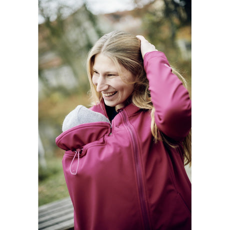 Mamalila Softshell Babywearing Jacket Allrounder - Berry