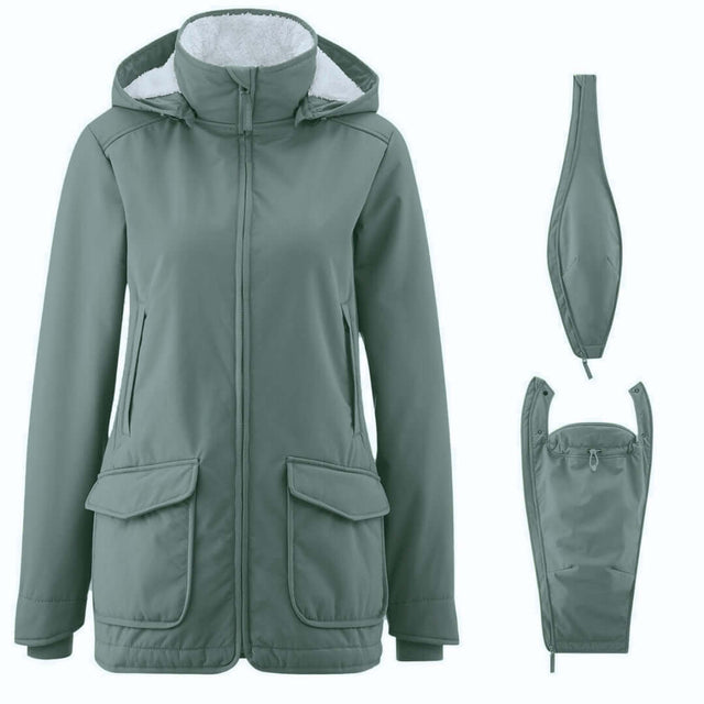 Mamalila Allweather Cosy Allrounder Softshell - Agave | Babymaxi